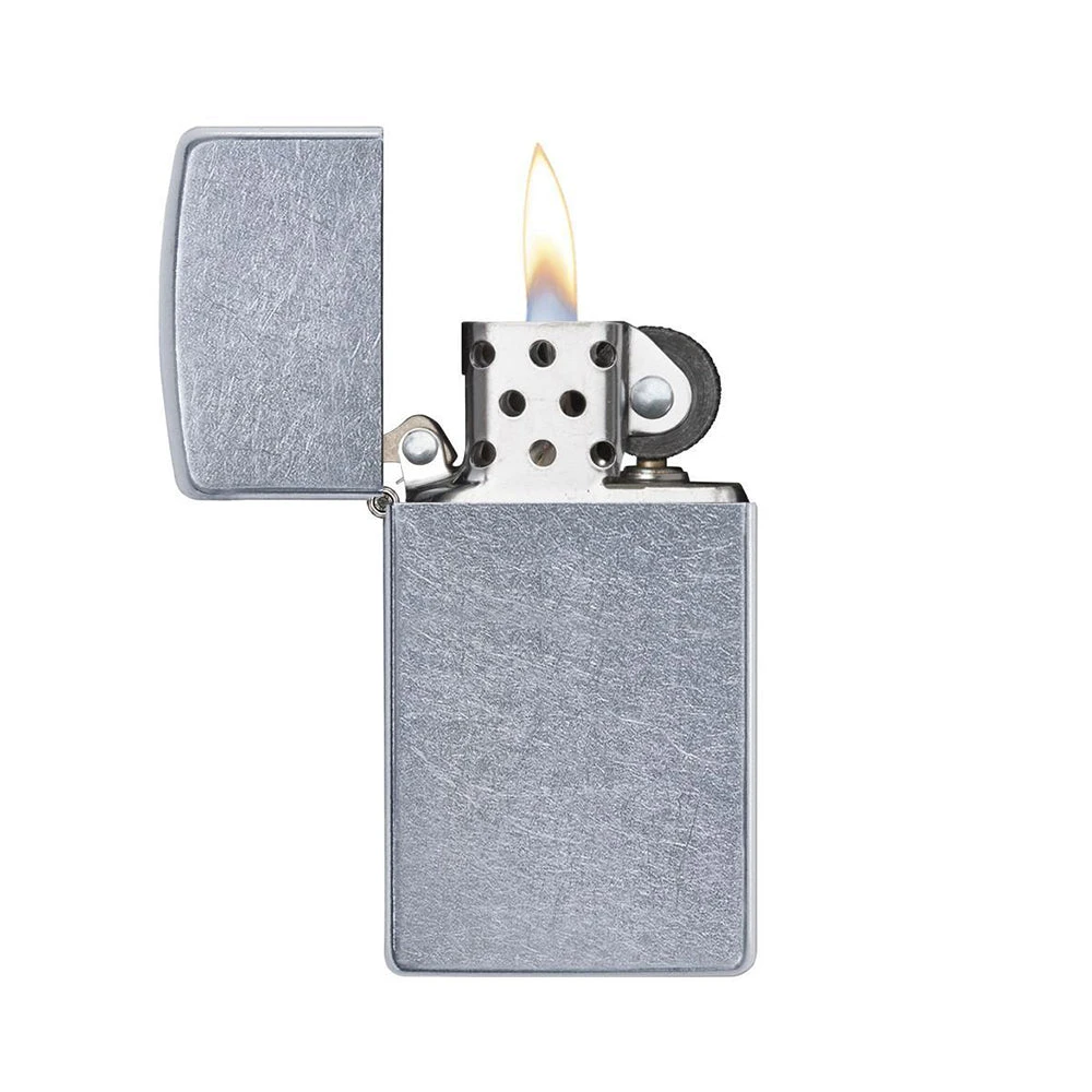 Zippo 1607 Slim® Street Chrome™ - Refillable Windproof Lighter 2 Zippo 1607 Slim® Street Chrome™ - Refillable Windproof Lighter - Image 2