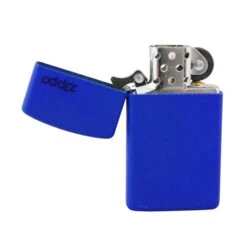 Zippo 1630ZL Slim Royal Blue Matte With Zippo Logo - Refillable Windproof Lighter -Outdoor Camping Store zippo 1630 3