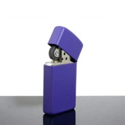 Zippo 1637ZL Slim Purple Matte With Zippo Logo - Refillable Windproof Lighter -Outdoor Camping Store zippo 1637ZL 4