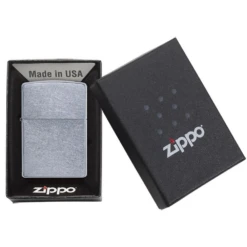 Zippo 207 Classic Street Chrome - Refillable Windproof Lighter -Outdoor Camping Store zippo 207 1