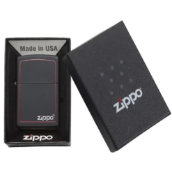 Zippo 218ZB Classic Black And Red Zippo - Refillable Windproof Lighter 6 Zippo 218ZB Classic Black And Red Zippo - Refillable Windproof Lighter -Outdoor Camping Store zippo 218zb 2