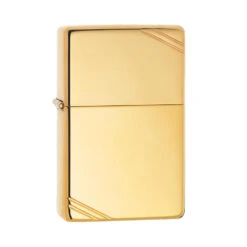 Zippo 270 High Polish Brass Vintage With Slashes - Refillable Windproof Lighter -Outdoor Camping Store zippo 270 2